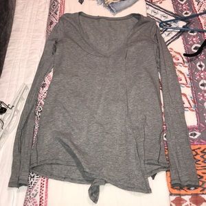 Lulu lemon split tie top